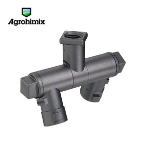 Насадка капельная поворотная, вход 1/4", NPT, нейлон (QJ8600-2-1/4-NYB двойная)